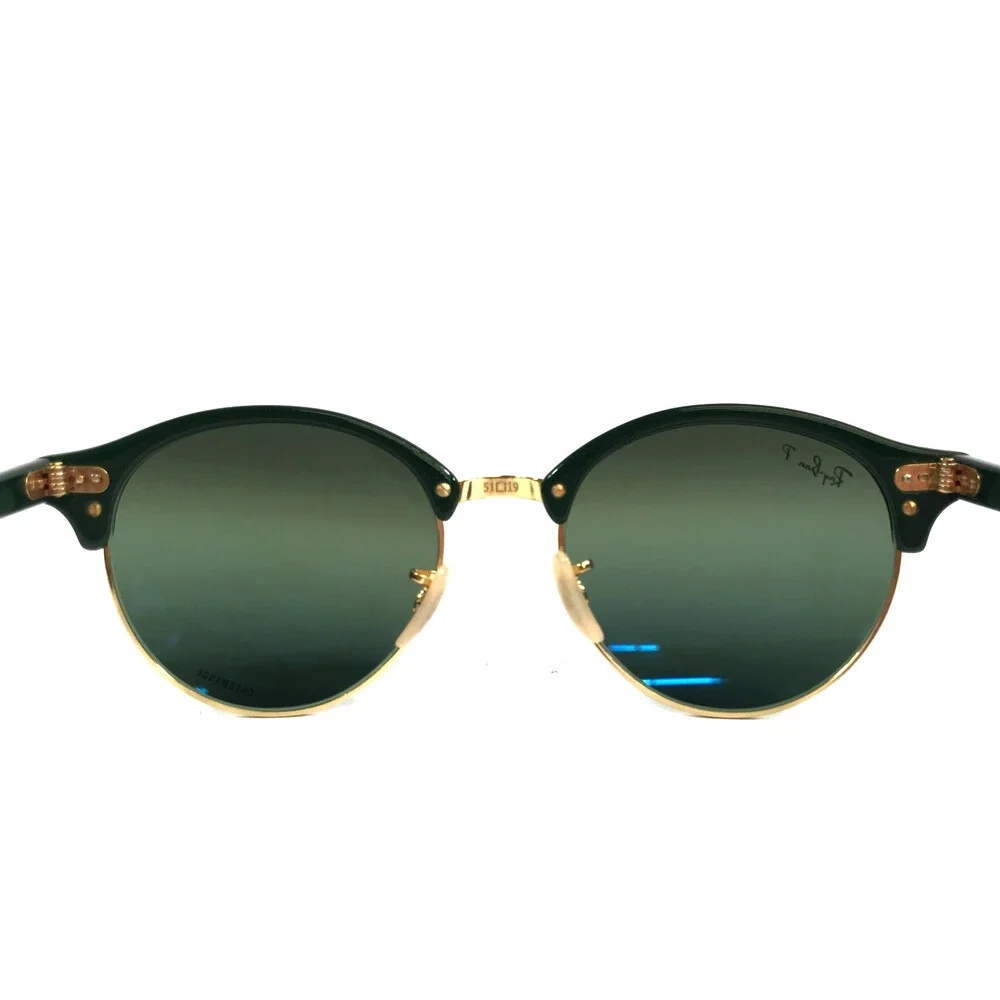 Ray-Ban Sunglasses RB4246 1368/G4 Green on Gold Frames w/ Green Chromance Lenses